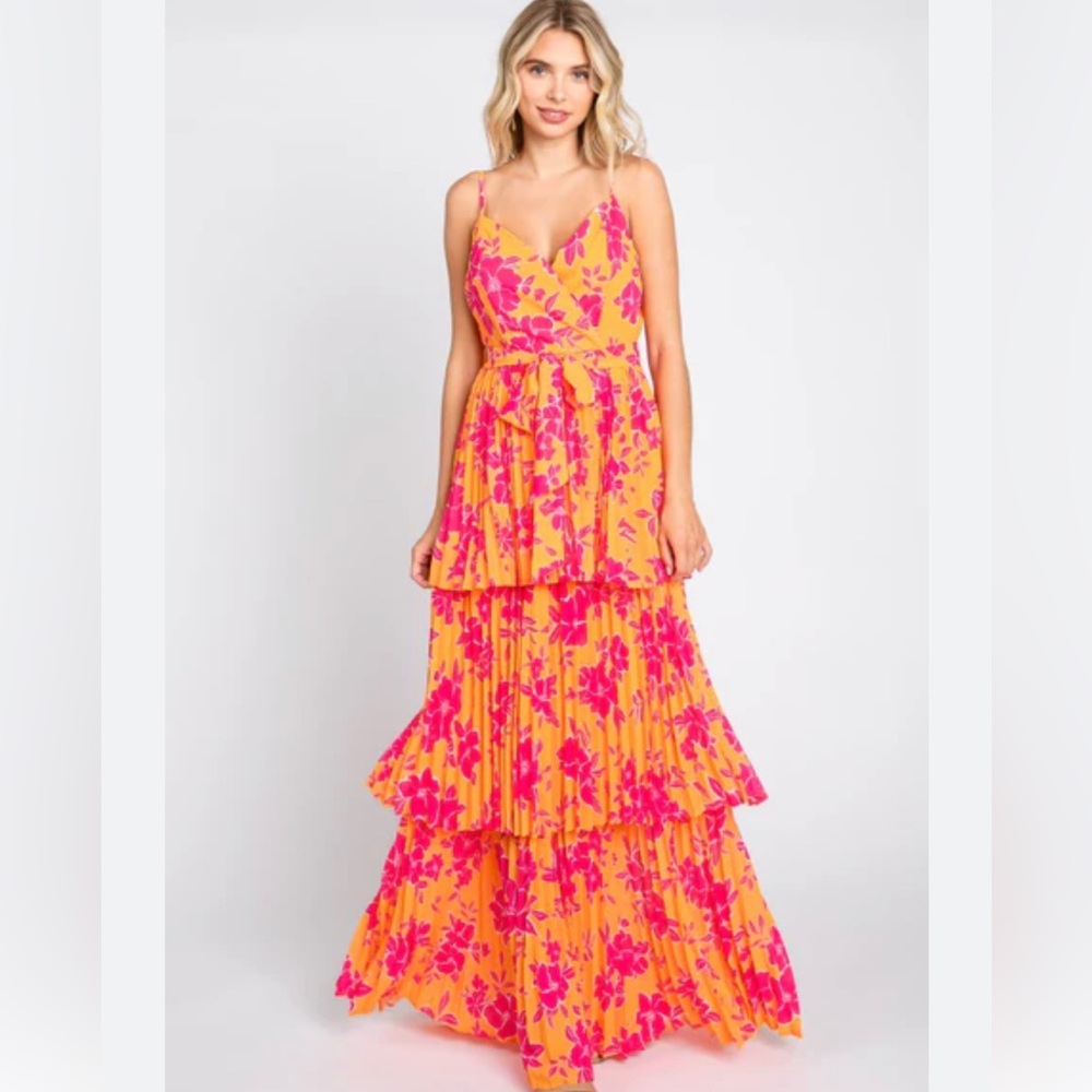 Flying Tomato Pink and Orange Maxi